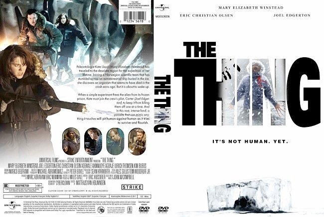 dvd cover The Thing (2011)