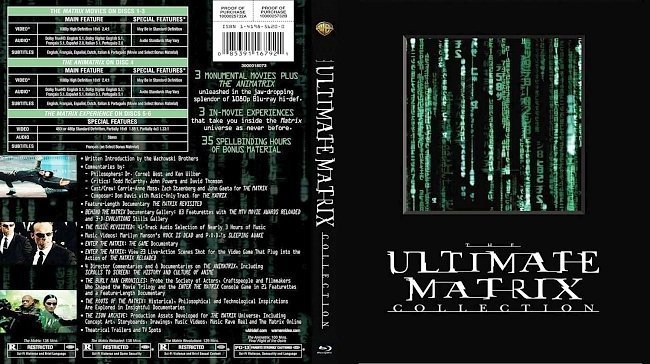 dvd cover The Ultimate Matrix Collection