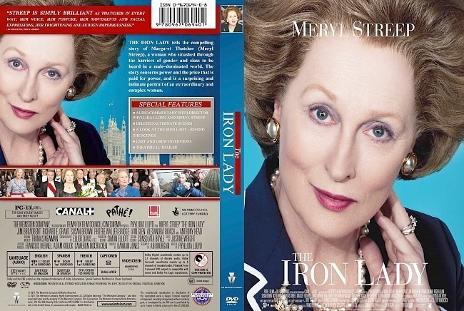 dvd cover The Iron Lady (2011)