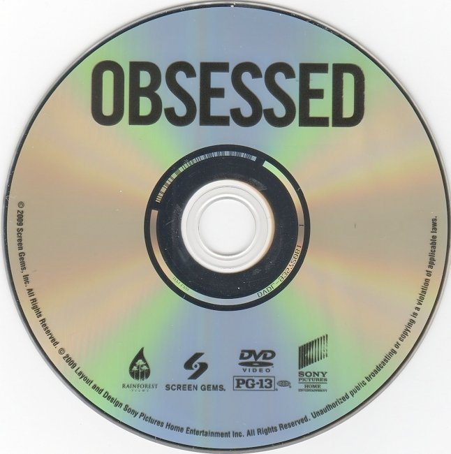 dvd cover Obsessed (2009) WS R1