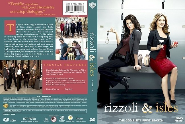 dvd cover Rizzoli & Isles Season 1