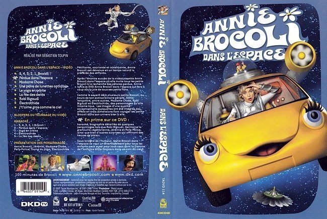 dvd cover Annie Brocoli Dans l'Espace