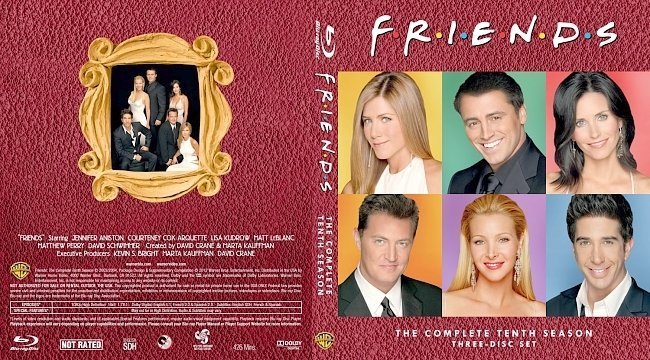 dvd cover Friends The Complete Tenth Season