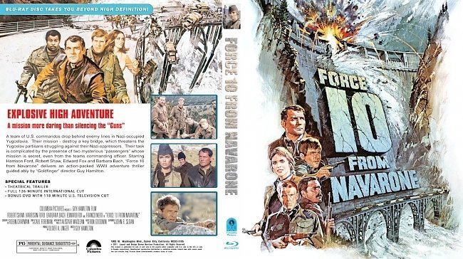 dvd cover Force 10 From Navarone