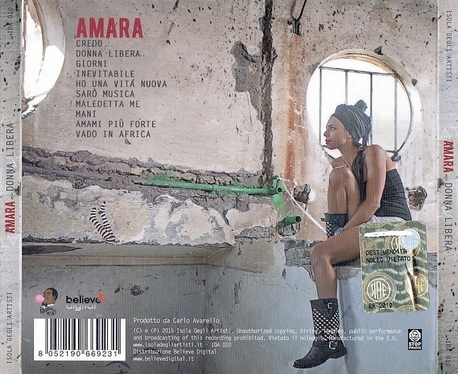 dvd cover Amara - Donna Libera