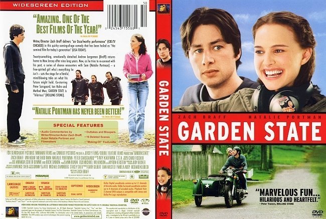 dvd cover Garden State (2004) WS R1