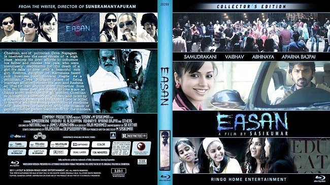 dvd cover Easan