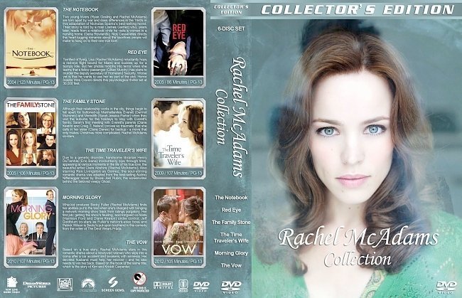 dvd cover Rachel McAdams Collection
