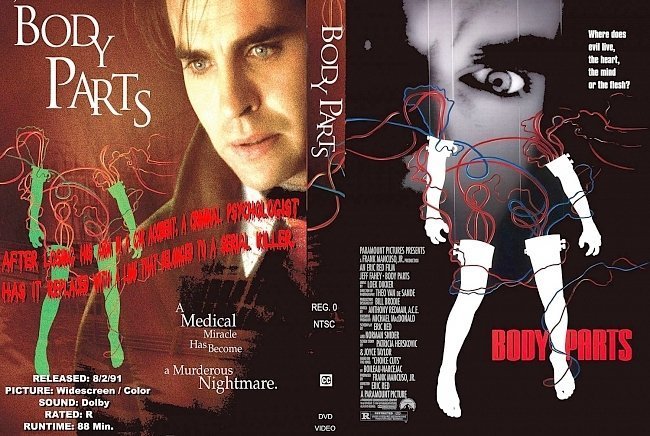 dvd cover Body Parts