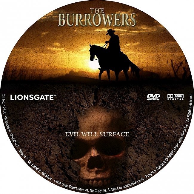 dvd cover The Burrowers (2009) R1