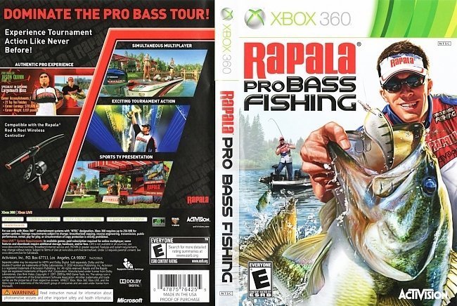 dvd cover Rapala Pro Bass Fishing NTSC f