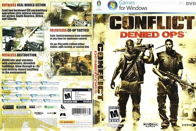dvd cover Conflict Denied OPS NTSC f