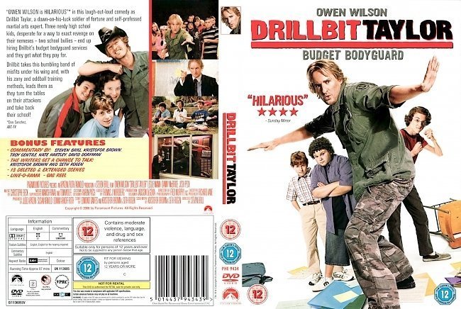 dvd cover Drillbit Taylor (2008) R2