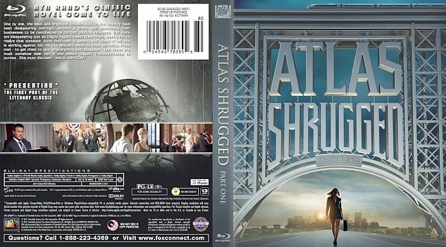 dvd cover Atlas Shrugged: Part I