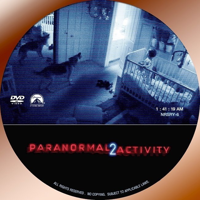 dvd cover Paranormal Activity 2 WS R1 (2010)