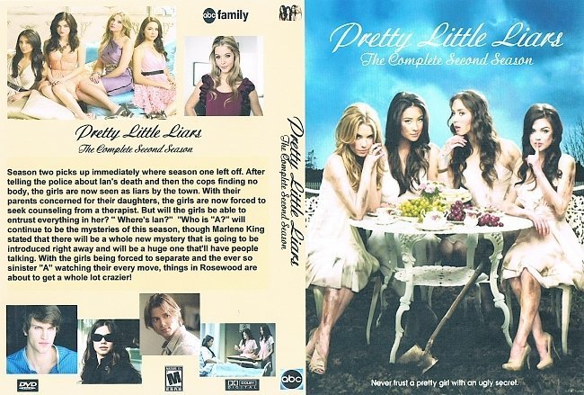 dvd cover Pretty Little Liars: Season 2 (2011) R1 CUSTOM
