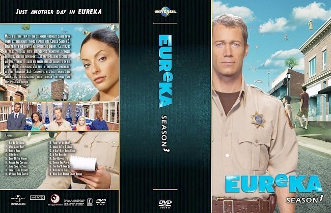dvd cover Eureka Season 3 large