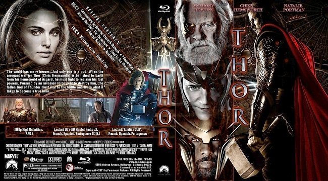 dvd cover Thor