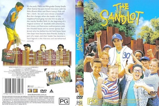 dvd cover The Sandlot (1993) FS R4