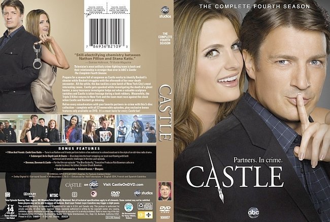 dvd cover Castle Season 4