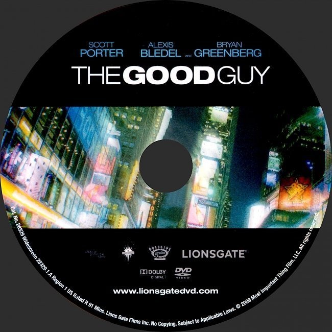 dvd cover The Good Guy (2009) WS R1 & R4