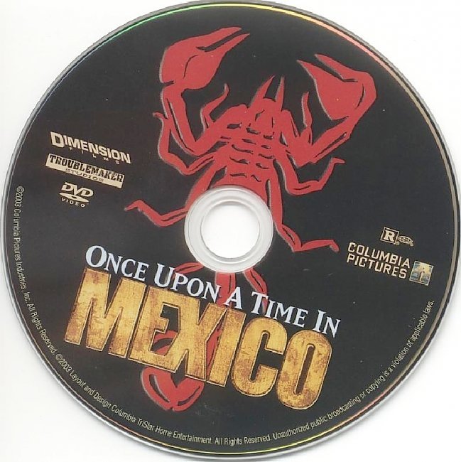dvd cover Once Upon A Time In Mexico (2003) WS R1