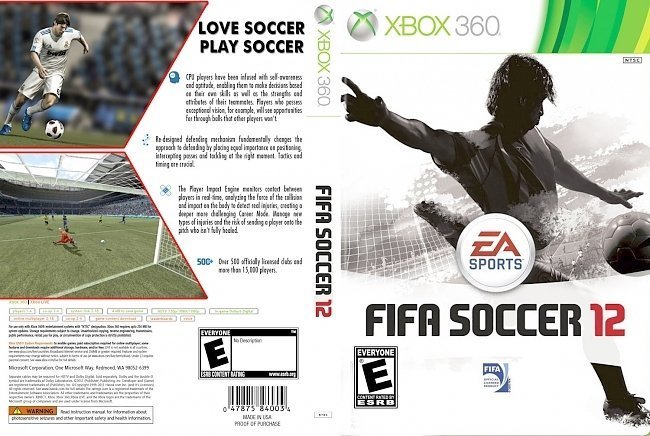 dvd cover FIFA 12