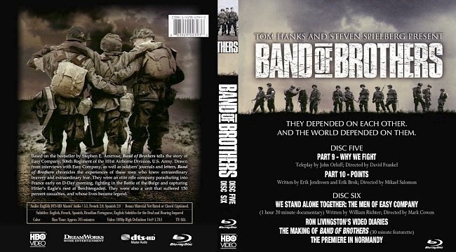 dvd cover Band of Brothers Disc 5 6