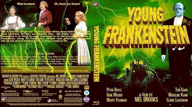 dvd cover Young Frankenstein