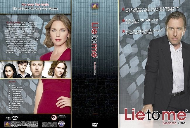 dvd cover Lie To Me Season 1