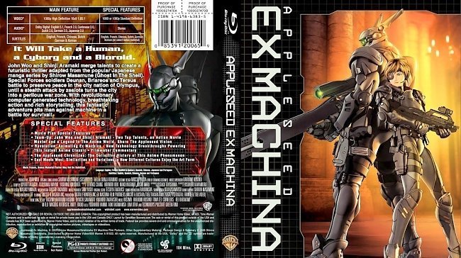 dvd cover Appleseed Ex Machina