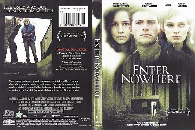 dvd cover Enter Nowhere (2011) WS R1