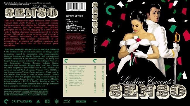 dvd cover Senso