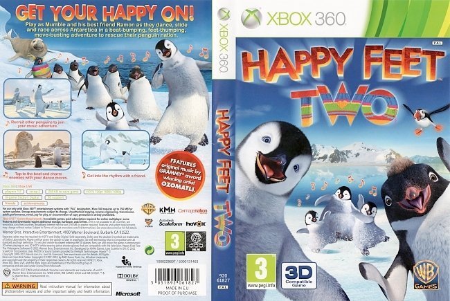 dvd cover Happy Feet 2 (2011) PAL Retail DVD