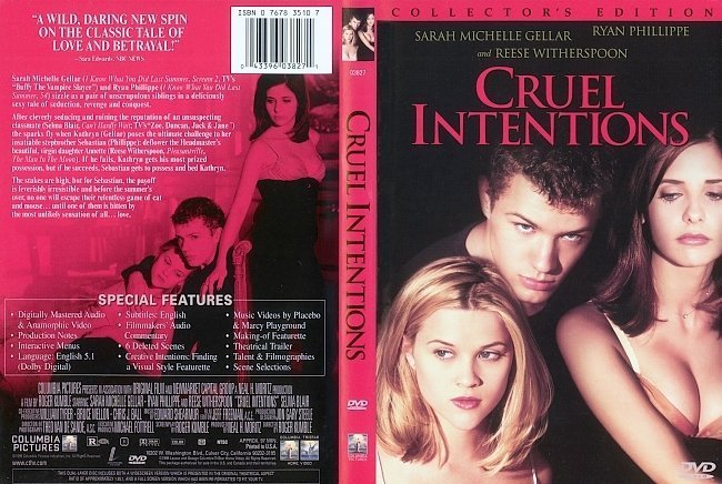 dvd cover Cruel Intentions (1999) CE R1