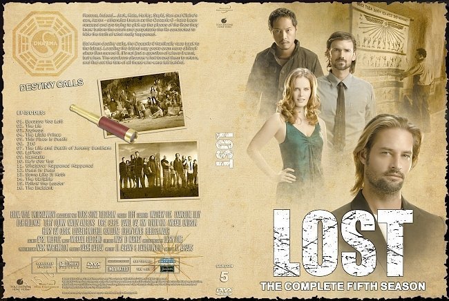 dvd cover Lost: Season 5 R2