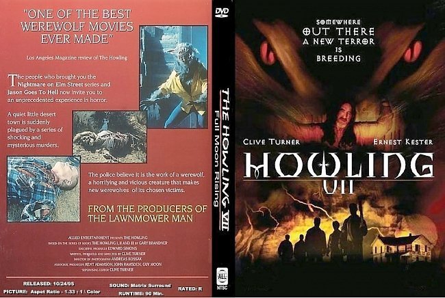 dvd cover Howling 7 1