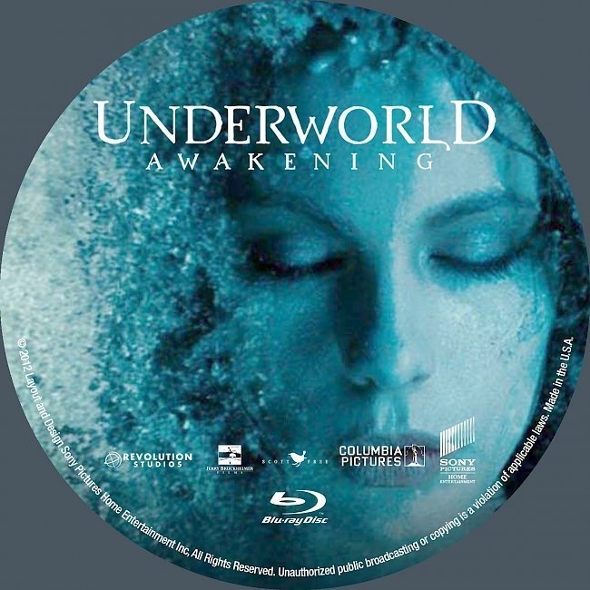dvd cover Underworld: Awakening