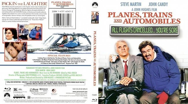 dvd cover Planes, Trains and Automobiles