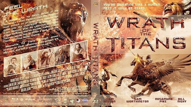 dvd cover Wrath Of The Titans
