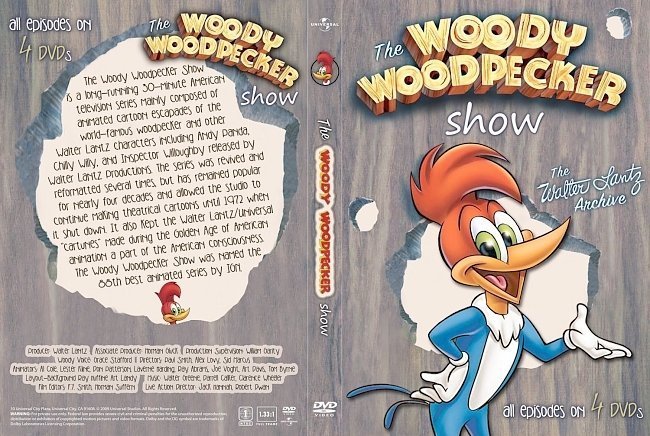 dvd cover The Woody Woodpecker Show