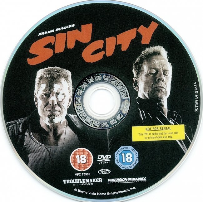 dvd cover Sin City (2005) WS R2