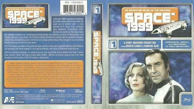 dvd cover Space 1999 S01