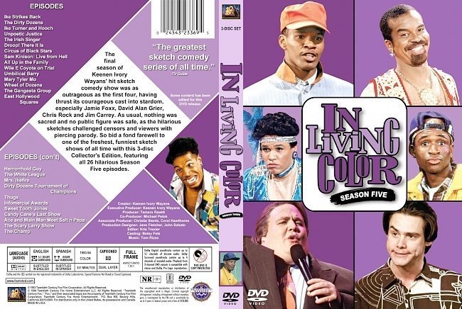 dvd cover In Living Color Season 5