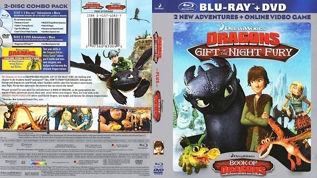 dvd cover Dragons Gift Of The Night Fury