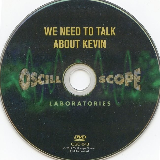 dvd cover We Need to Talk About Kevin (2011) R1