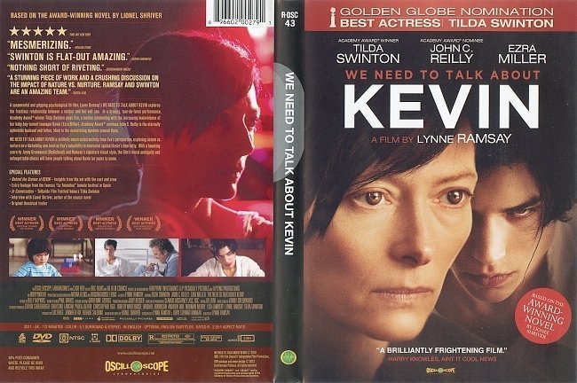 dvd cover We Need to Talk About Kevin (2011) R1