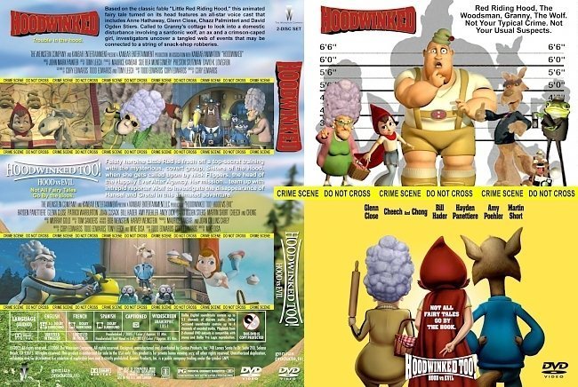 dvd cover Hoodwinked Double