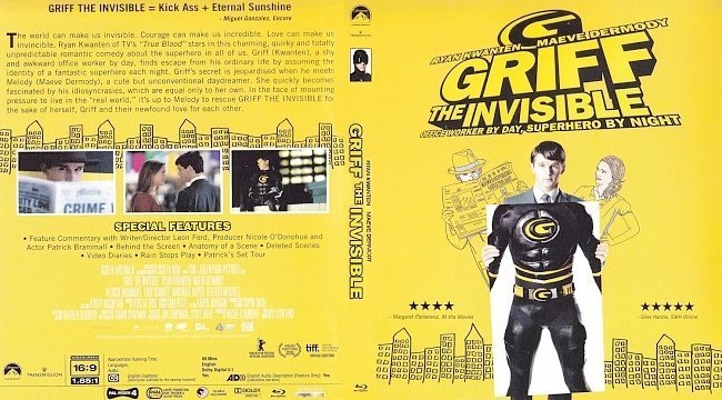dvd cover Griff The Invisible