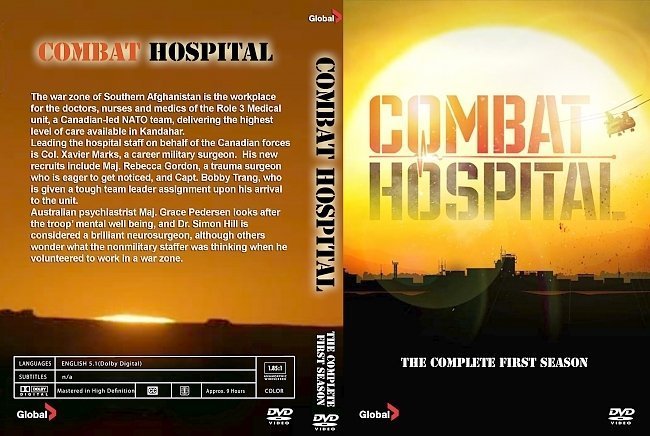 dvd cover Combat Hospital: Season 1 (2011) R1 CUSTOM